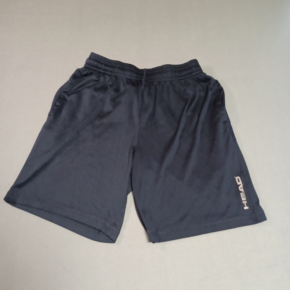 Head Mens Navy Blue Athletic Tennis Shorts Small WD0006SK Polyester Gym Workout